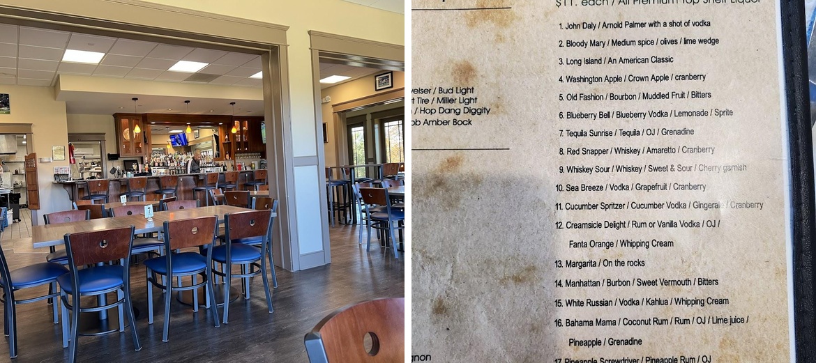 The View Grill Menu